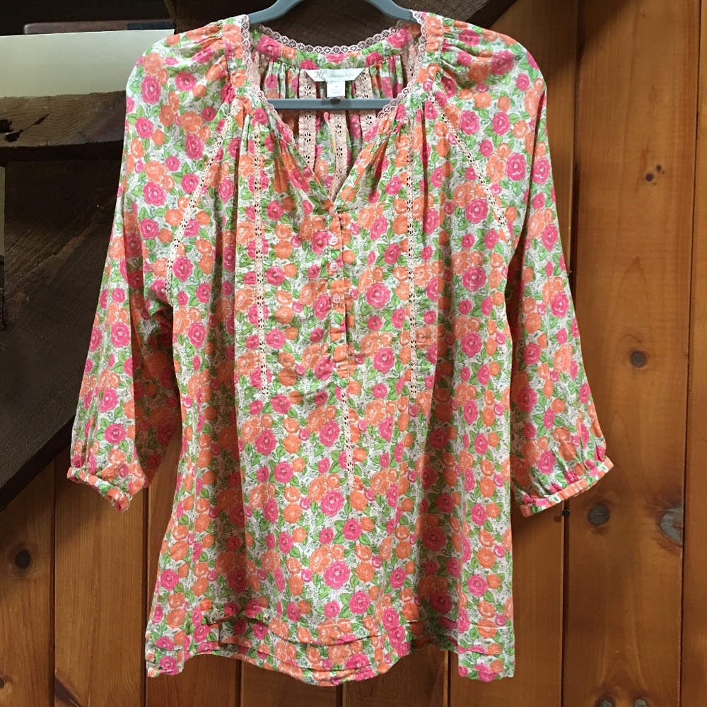 Cotton Floral print top